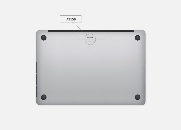 Find modelnummeret på din MacBooks