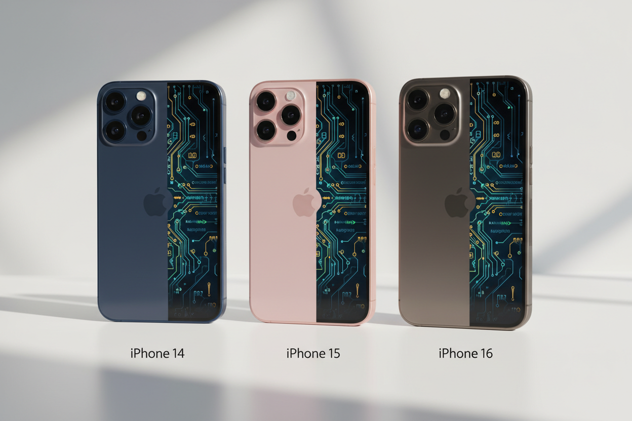 Hvad er forskellen på iPhone 14, 15 og 16? Komplet sammenligning