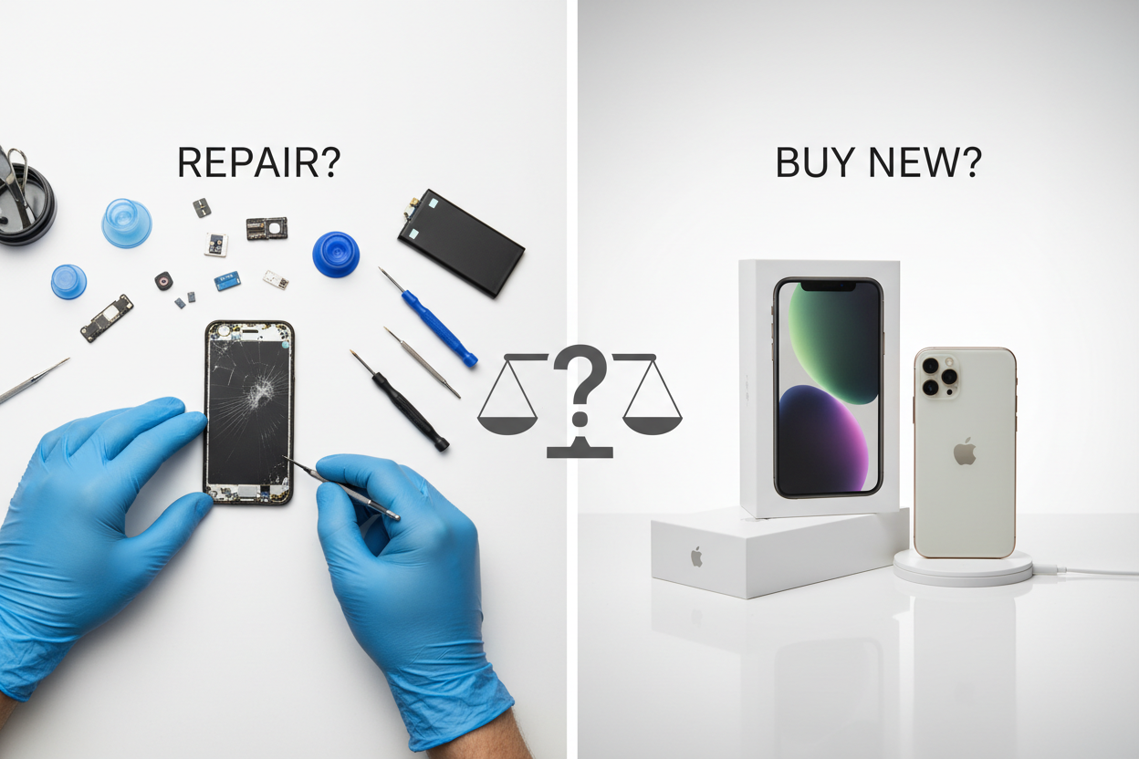 Skal du reparere eller købe ny iPhone? Komplet guide til beslutningen