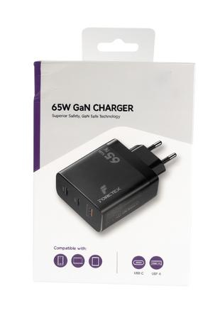 65W Type-C + A oplader