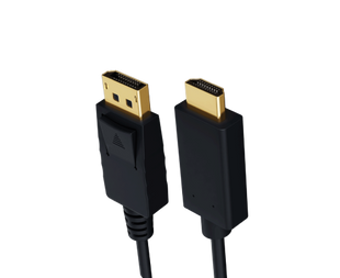 Display port til HDMI kabel 80cm