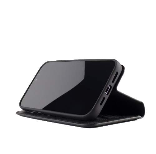 iPhone 15 Ægte Læder Flip Cover