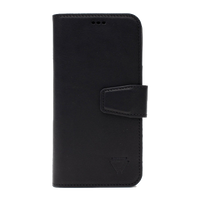 iPhone 15 Ægte Læder Flip Cover