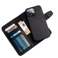 iPhone 15 Ægte Læder Flip Cover