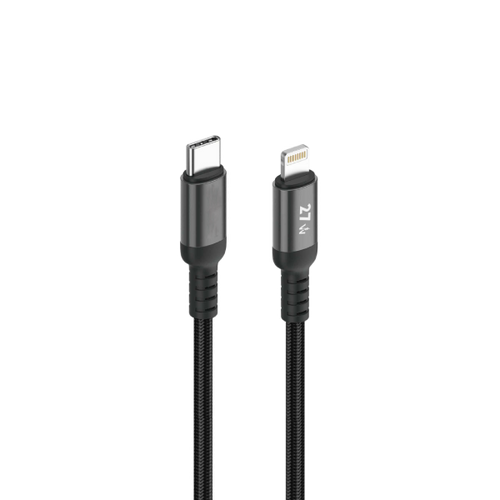 USB-C til Lightning Kabel 27W Hurtigopladning (1.2m)