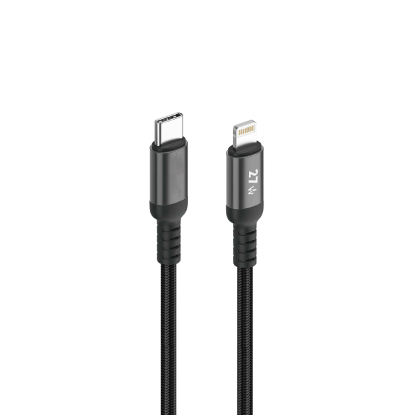USB-C til Lightning Kabel 27W Hurtigopladning (1.2m)