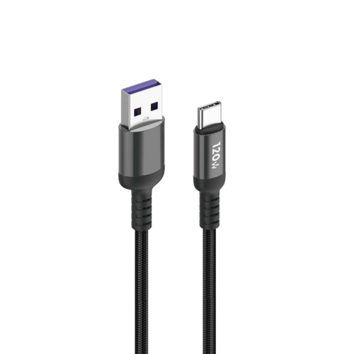 USB-C til USB-A 120W Data Kabel (1.2m)