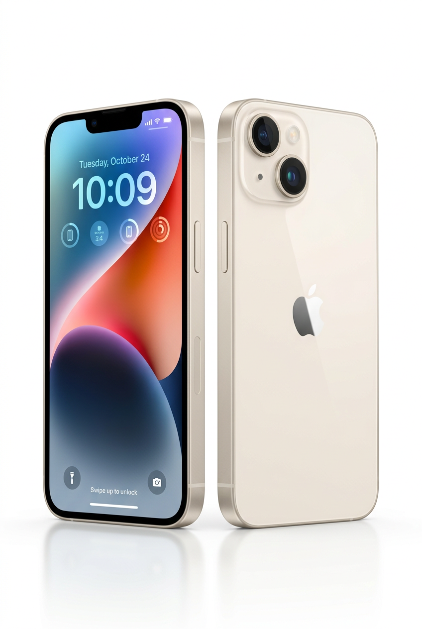 Apple iPhone 14 128GB refurbished – Billig iPhone med 3 års garanti – Hurtig levering DK