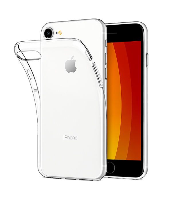 iPhone 7/8/SE/SE 2022 Silicone Transparant Cover